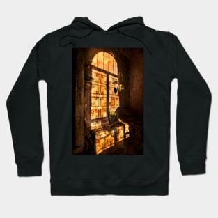 Inside a forgotten church of Panagia Hoodie